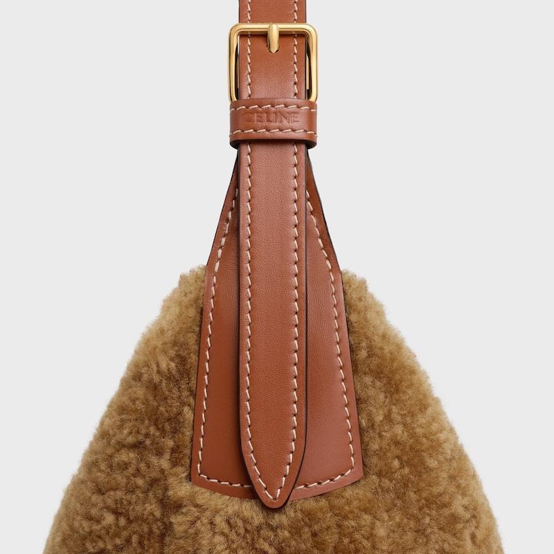 Celine BOLSO HELOÏSE PEQUEÑO DE PIEL TRIOMPHE PIEL DE BORREGO Y PIEL DE BECERRO Ofertas especiales