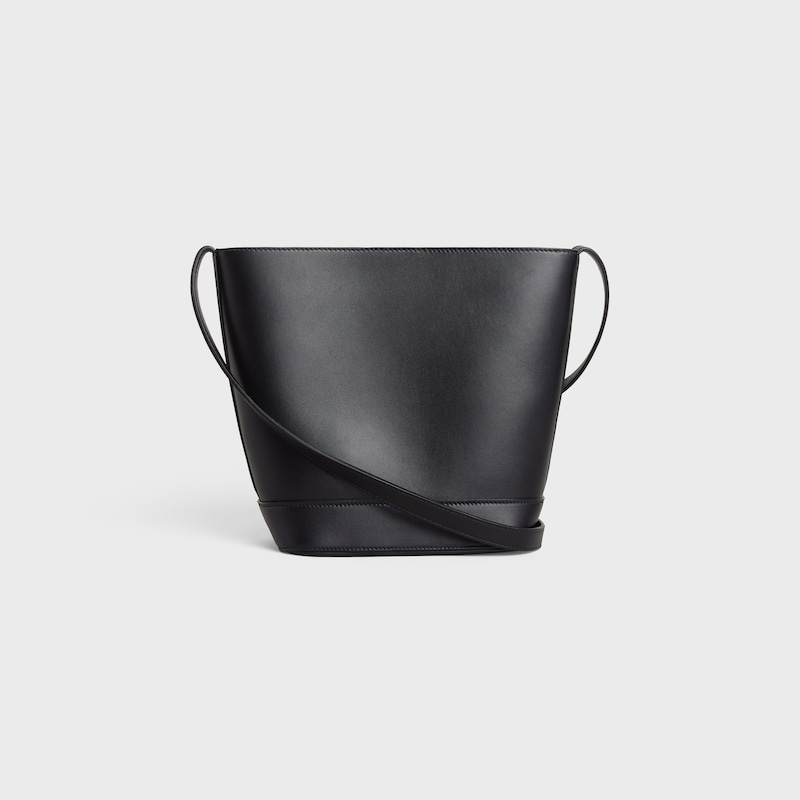 Celine BOLSO CUBO PEQUEÑO DE PIEL TRIOMPHE DE PIEL DE BECERRO LISA Rebajas de fin de temporada