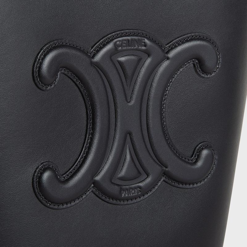 Celine BOLSO CUBO PEQUEÑO DE PIEL TRIOMPHE DE PIEL DE BECERRO LISA Rebajas de fin de temporada