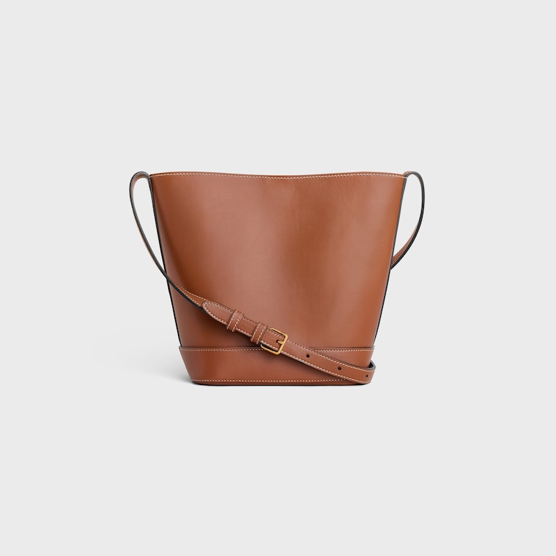Celine BOLSO CUBO PEQUEÑO DE PIEL TRIOMPHE de piel de becerro lisa Precio ultrabajo