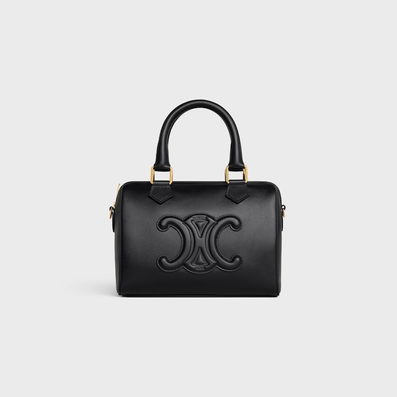 Celine BOLSO BOSTON PEQUEÑO DE PIEL DE BECERRO LISA