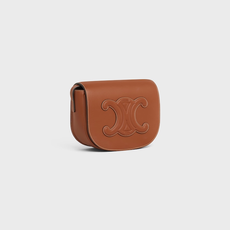 Celine BOLSO FOLCO DE PIEL TRIOMPHE de piel de becerro lisa Ofertas