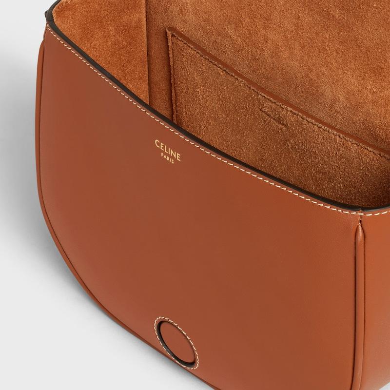Celine BOLSO FOLCO DE PIEL TRIOMPHE de piel de becerro lisa Ofertas