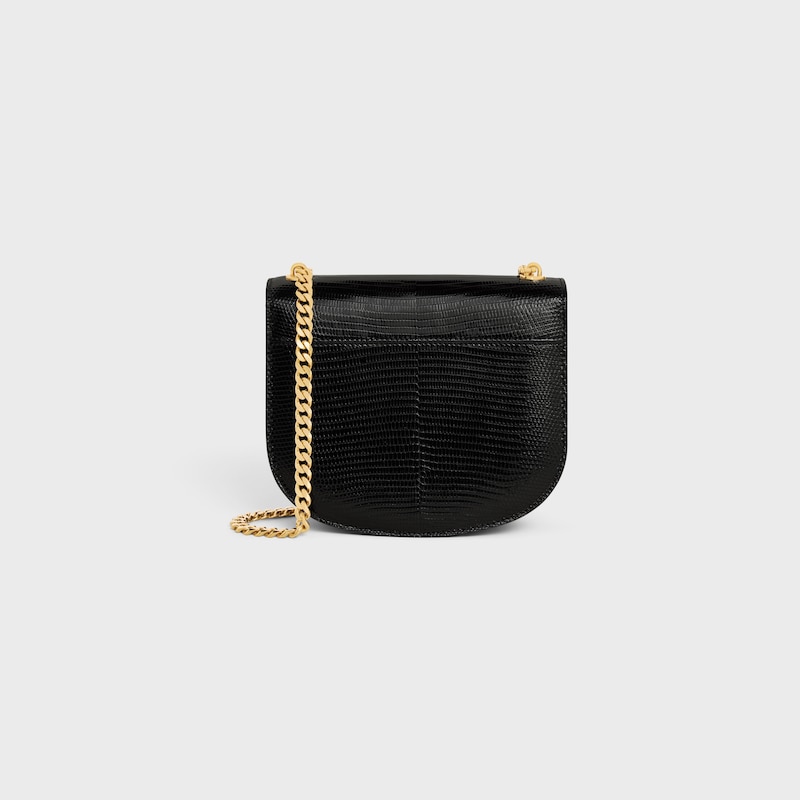 Celine BOLSO BESACE CON CADENA CLEA DE PIEL DE LAGARTO Venta caliente