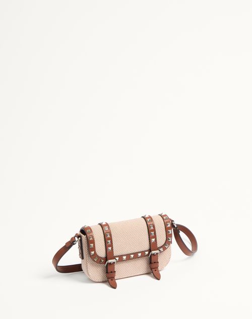 ﻿Valentino MINIBOLSO ROCKSTUD DE LONA Precio de fábrica