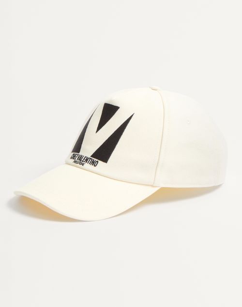 Valentino GORRA DE BÉISBOL DE ALGODÓN CON BORDADO CHEZ VALENTINO Solo hoy