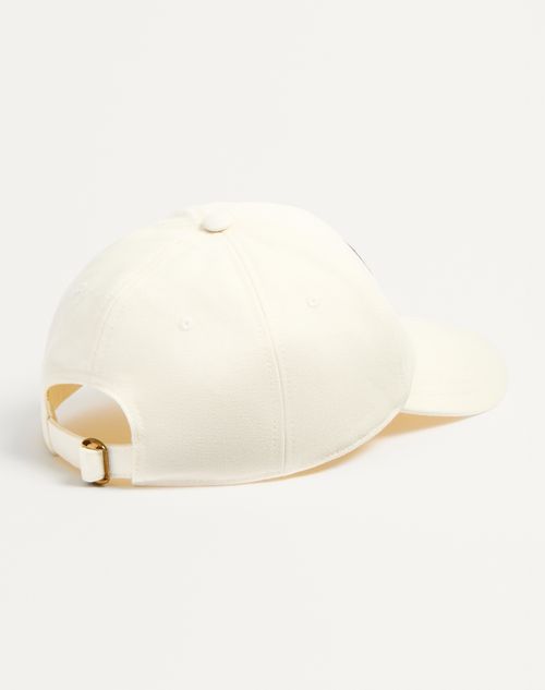 Valentino GORRA DE BÉISBOL DE ALGODÓN CON BORDADO CHEZ VALENTINO Oferta especial de fábrica