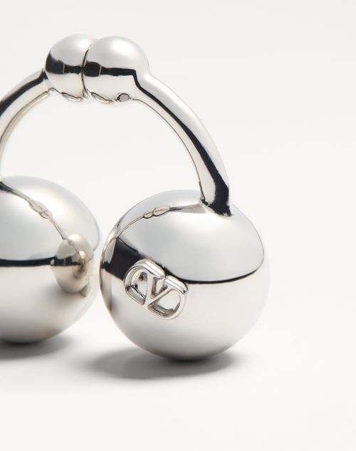 Valentino ARETE ÚNICO DE METAL POETIQUE DES GOUTTES Superdescuento