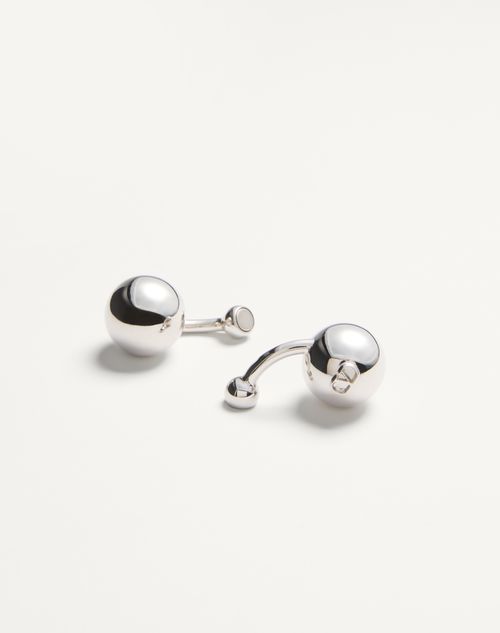 Valentino ARETE ÚNICO DE METAL POETIQUE DES GOUTTES Superdescuento