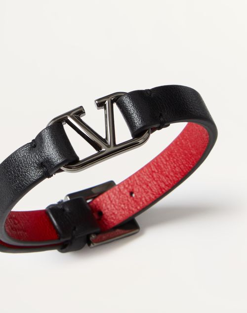 Valentino PULSERA VLOGO SIGNATURE DE PIEL Envío internacional gratuito