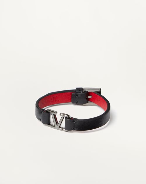 Valentino PULSERA VLOGO SIGNATURE DE PIEL Envío internacional gratuito