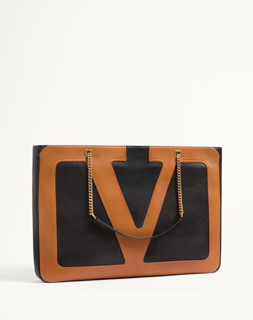 Valentino BOLSO DE COMPRAS VALENTINO GARAVANI VIVA SUPERSTAR DE CUERO NAPA Limitado a 3 días