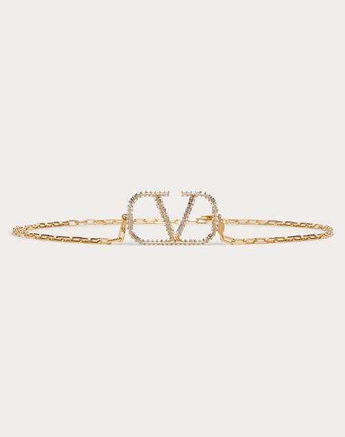 Valentino CINTURÓN DE CADENA CON EL VLOGO SIGNATURE