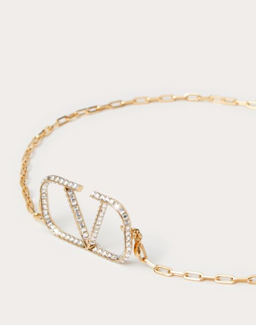 Valentino CINTURÓN DE CADENA CON EL VLOGO SIGNATURE Descuentos del mes