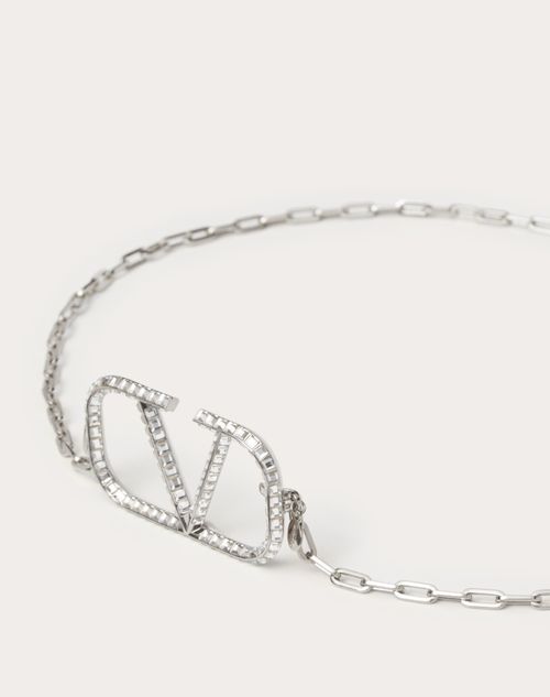 Valentino CINTURÓN DE CADENA CON EL VLOGO SIGNATURE Oferta exclusiva