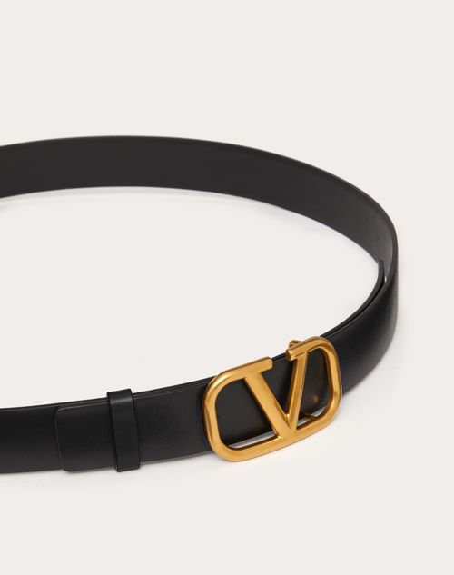 Valentino CINTURÓN VLOGO SIGNATURE DE PIEL DE BECERRO Mejor oferta