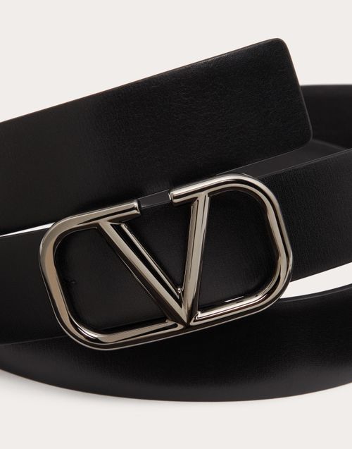 Valentino CINTURÓN VLOGO SIGNATURE DE PIEL DE BECERRO DE 30 MM DE ANCHO Rebajas online