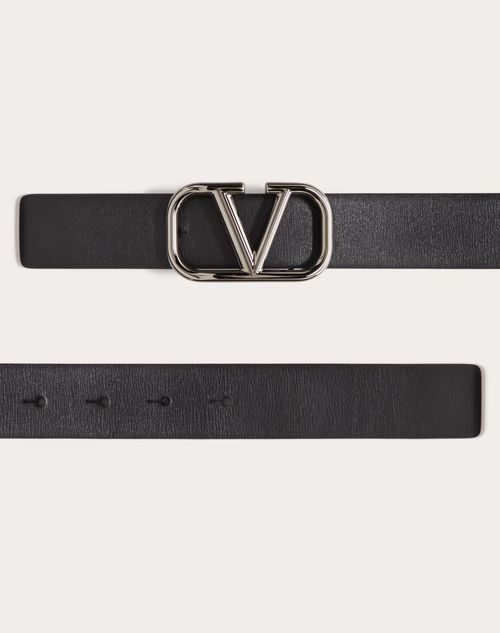 Valentino CINTURÓN VLOGO SIGNATURE DE PIEL DE BECERRO DE 30 MM DE ANCHO Rebajas online