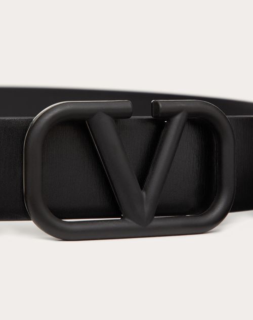 Valentino CINTURÓN VLOGO SIGNATURE DE PIEL DE BECERRO Rebajas top