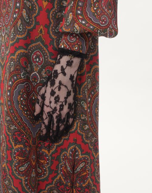 Valentino GUANTES VLOGO SIGNATURE DE ENCAJE Oferta especial