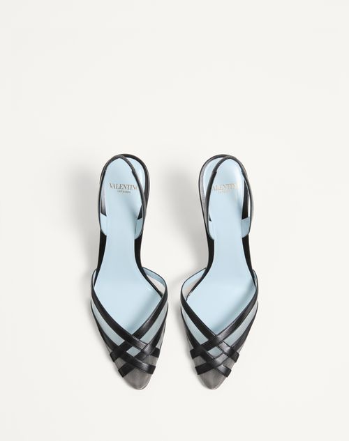 Valentino ZAPATOS DE TACÓN IMPUDANCE EN PIEL DE CABRITILLA Y MALLA DE 90 MM Últimos 2 días