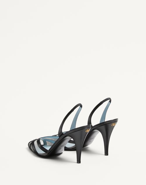 Valentino ZAPATOS DE TACÓN IMPUDANCE EN PIEL DE CABRITILLA Y MALLA DE 90 MM Últimos 2 días