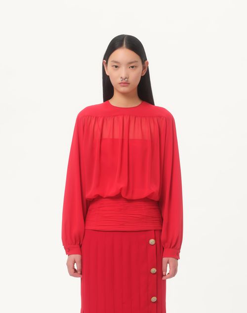 Valentino TOP DE LIGHT GEORGETTE Precio de fábrica