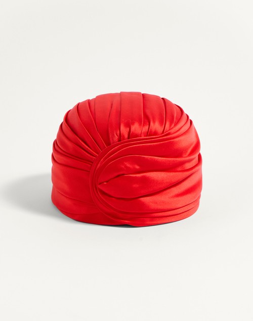 Valentino TURBANTE DE SEDA RÍGIDO