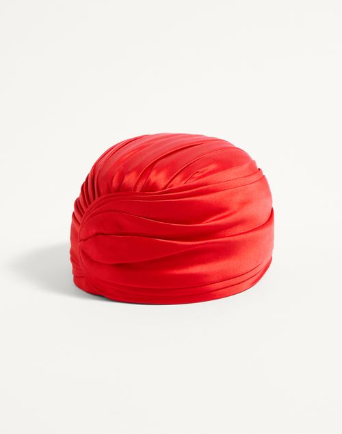 Valentino TURBANTE DE SEDA RÍGIDO Superdescuento