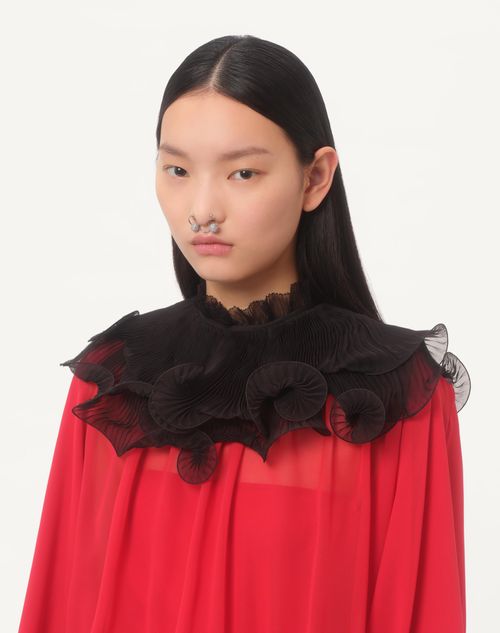 Valentino CUELLO DE CHIFFON Grandes descuentos