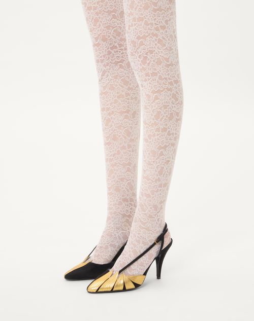 Valentino ZAPATOS DE TACÓN FOLIEFOLIAGE DE GAMUZA DE 90 MM Tienda de fábrica