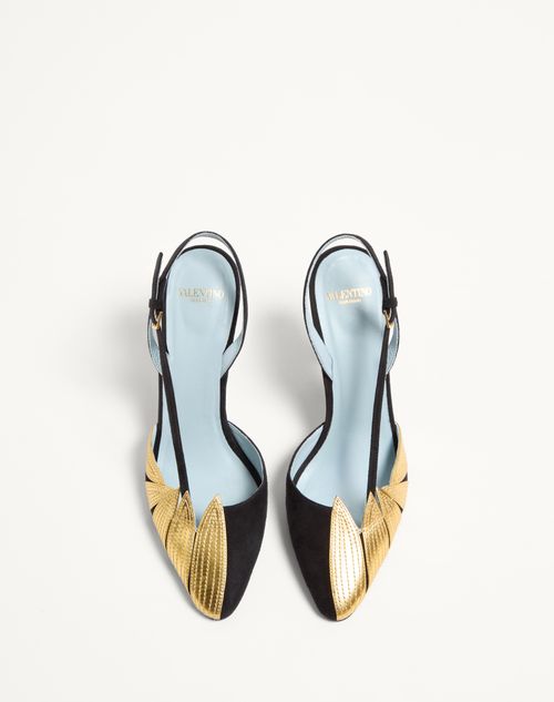 Valentino ZAPATOS DE TACÓN FOLIEFOLIAGE DE GAMUZA DE 90 MM Tienda de fábrica