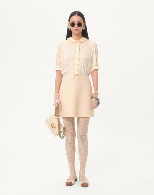 Valentino VESTIDO CORTO DE CREPE COUTURE En oferta