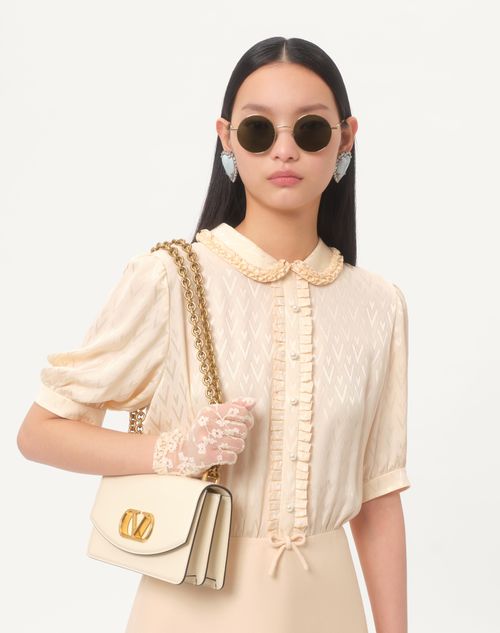 Valentino VESTIDO CORTO DE CREPE COUTURE En oferta