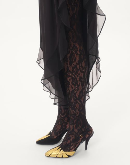 Valentino PANTALONES GLOBO DE GEORGETTE Descuento por venta flash