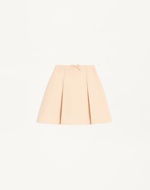 Valentino FALDA CORTA DE CREPE COUTURE
