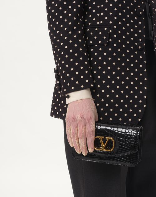 Valentino CHAQUETA DE SEDA SHANTUNG CON BOTONERA SENCILLA Y ESTAMPADO PLUSDEPOIS Rebajas de fin de temporada