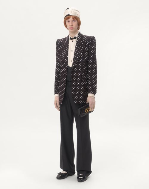 Valentino PANTALONES DE GABARDINA DE LANA Precio ultrabajo