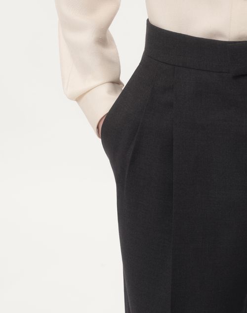 Valentino PANTALONES DE GABARDINA DE LANA Precio ultrabajo