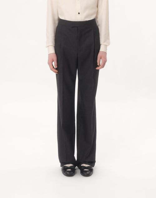 Valentino PANTALONES DE GABARDINA DE LANA Precio ultrabajo