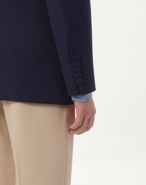 Valentino CHAQUETA CRUZADA DE GABARDINA DE LANA En línea