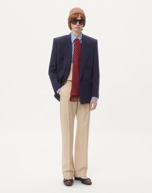 Valentino PANTALÓN VALENTINO DE GABARDINA DE LANA CON DOBLADILLO Outlet
