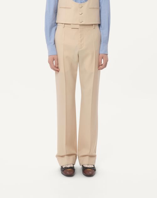 Valentino PANTALÓN VALENTINO DE GABARDINA DE LANA CON DOBLADILLO Outlet