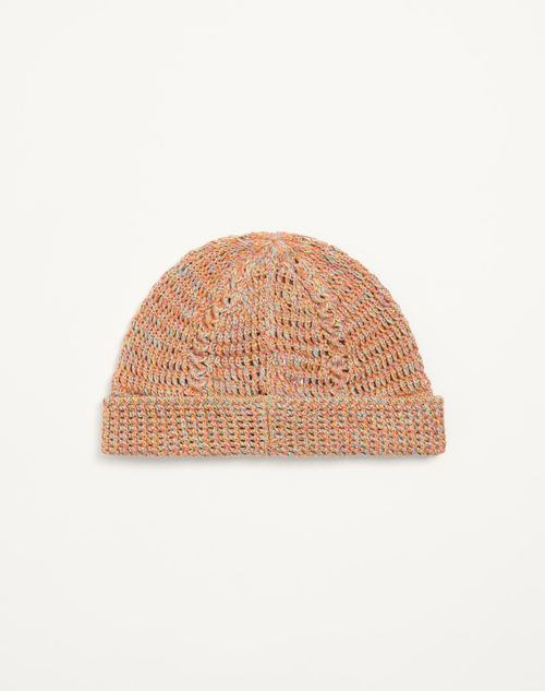 Valentino GORRO VLOGO SIGNATURE TEJIDO DE LINO Y ALGODÓN Ofertas