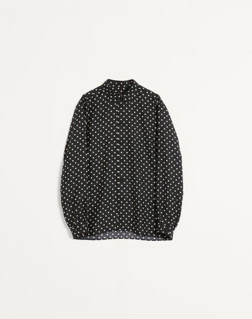 Valentino CAMISA DE SARGA DE SEDA CON ESTAMPADO PLUSDEPOIS