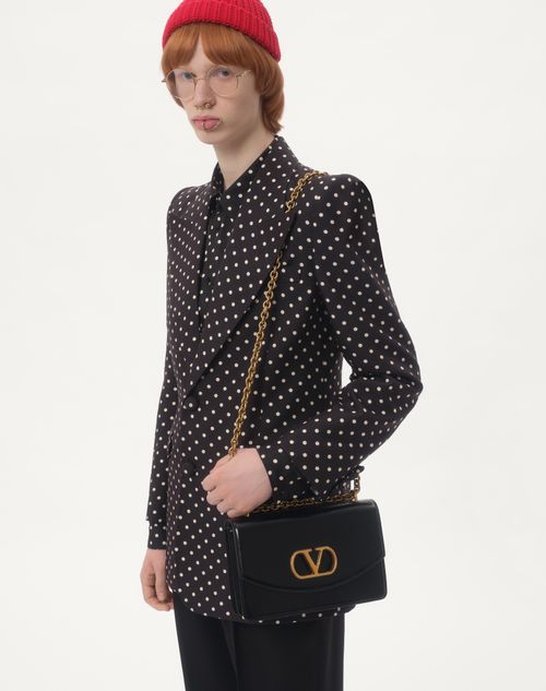 Valentino CAMISA DE SARGA DE SEDA CON ESTAMPADO PLUSDEPOIS Venta caliente