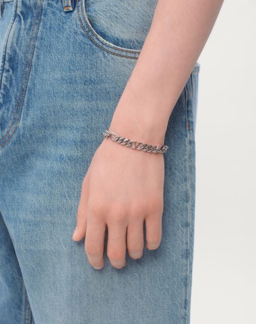 Valentino PULSERA DE METAL CON EL VLOGO SIGNATURE En oferta