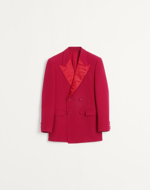 Valentino CHAQUETA CRUZADA DE LANA GRAIN DE POUDRE Los más vendidos