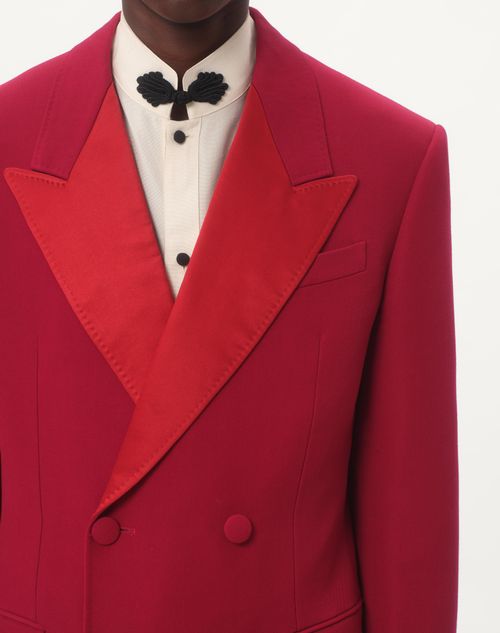 Valentino CHAQUETA CRUZADA DE LANA GRAIN DE POUDRE Los más vendidos