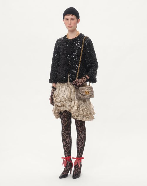 Valentino BOLSO DE HOMBRO PEQUEÑO VAIN DE TEJUS COMPRAR AHORA